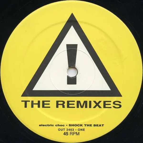 Electric Choc - Shock The Beat (The Remixes), Electronic, Italo House, Techno, 1991 - Hi Tech Music, Italy, Vinyl 1x 12", 33 