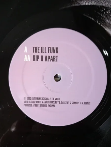 Album cover for The Ill Funk / Rip You Apart by Krafty Kuts