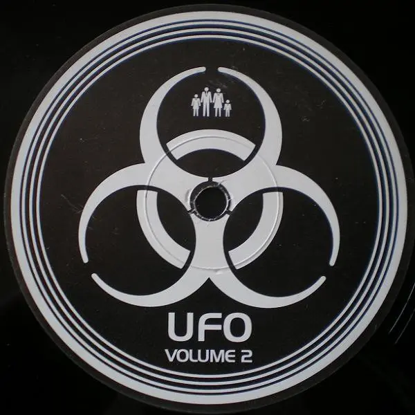 UFO (7) - Volume 2, Electronic, Drum n Bass, Jungle, 1996 - Penny Black, UK, Vinyl 1x 12", 45 RPM