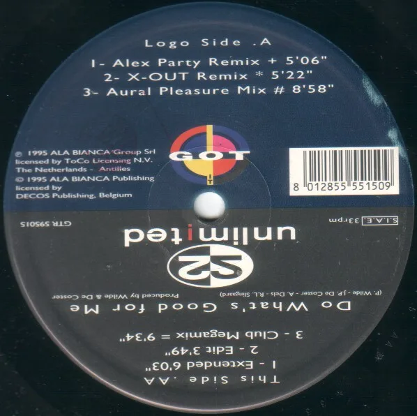 Album cover for Do What's Good For Me by 2 Unlimited