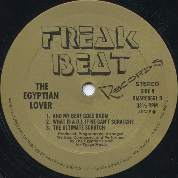 Album cover for Egypt, Egypt by Egyptian Lover