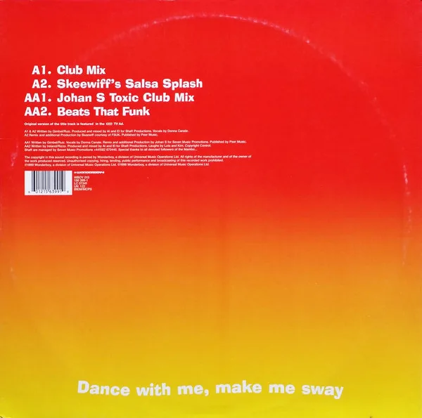 Album cover for (Mucho Mambo) Sway by Shaft