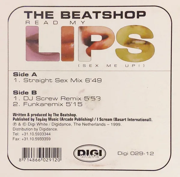 Album cover for Read My Lips (Sex Me Up!) by Beatshop, The