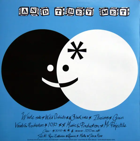 1010 & Mr. Projectile - ...And They Met, Electronic, Experimental, IDM, 2003 - 1010, Denmark, Vinyl 1x 12", 33 ⅓ RPM, 45 RPM