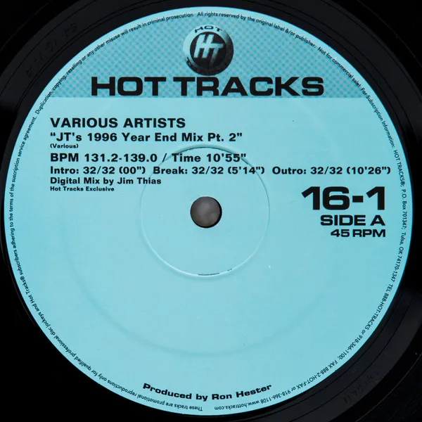 Album cover for Hot Tracks 16-1 by Various