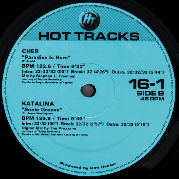 Album cover for Hot Tracks 16-1 by Various