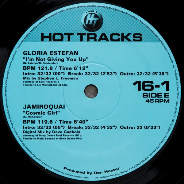 Album cover for Hot Tracks 16-1 by Various