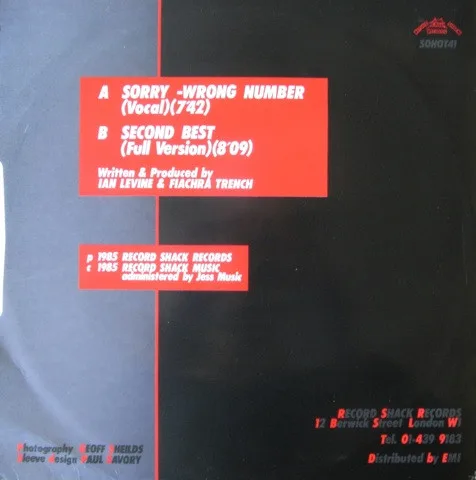 Album cover for Sorry, Wrong Number by Evelyn Thomas