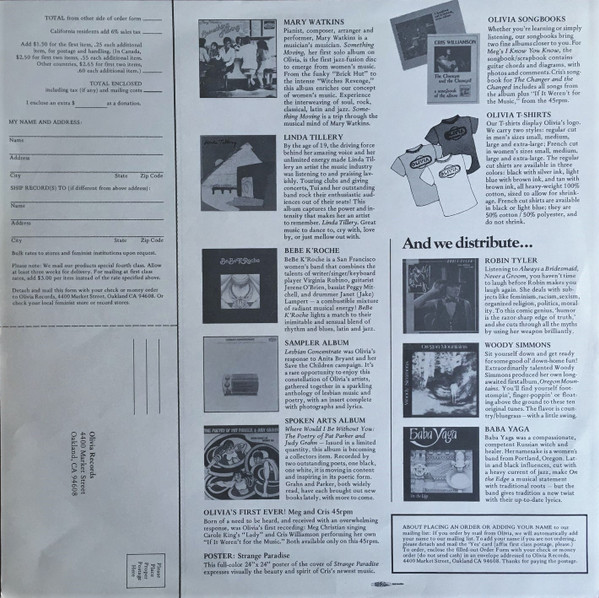 Teresa Trull - Let It Be Known, Funk / Soul, Pop, Disco, Funk, Soul, 1980 - Olivia Records (2), US, Vinyl 1x LP, Album