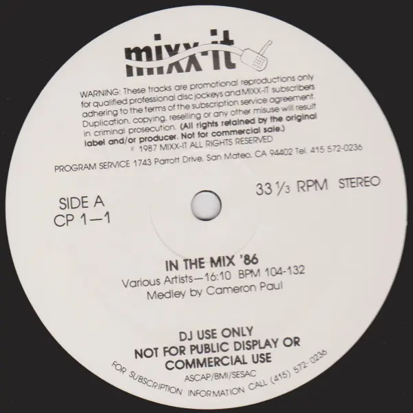 Album cover for Mixx-it 1-1 by Various