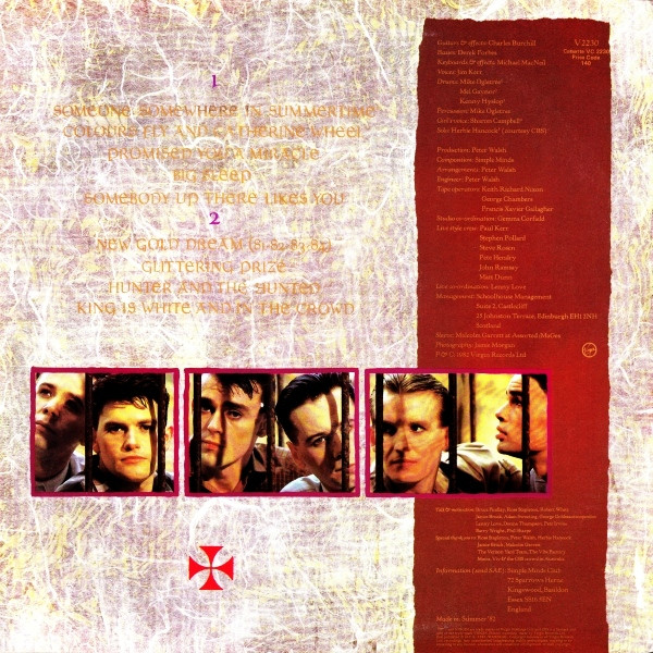 Simple Minds - New Gold Dream (81-82-83-84) - 1982 - New Wave, Synth-pop - Virgin - Vinyl 1x LP, Album