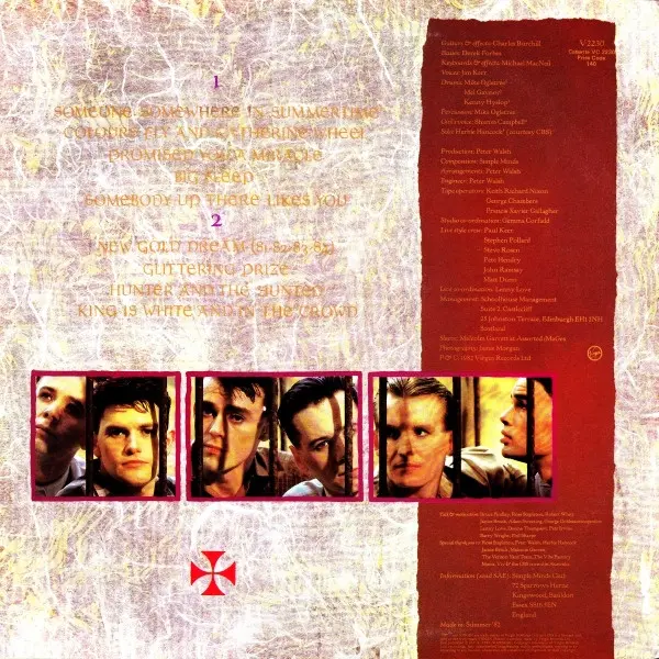 Simple Minds - New Gold Dream (81-82-83-84) - 1982 - New Wave, Synth-pop - Virgin - Vinyl 1x LP, Album