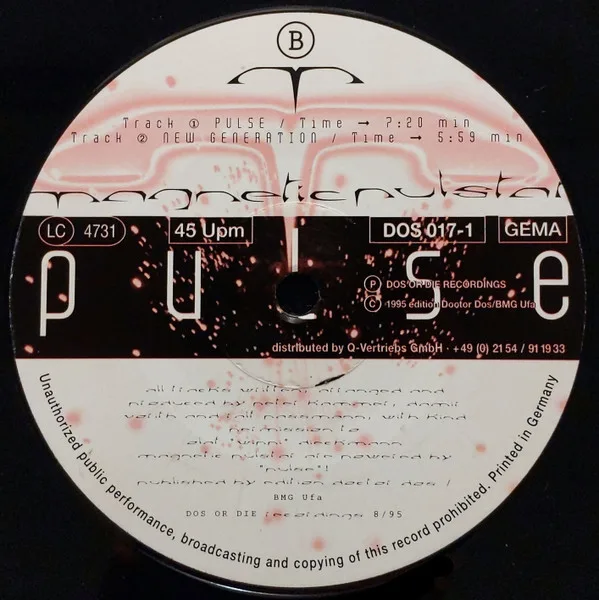 Album cover for Pulse by Magnetic Pulstar