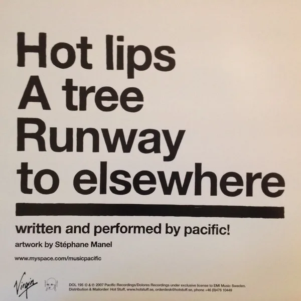 Album cover for Hot Lips by Pacific!