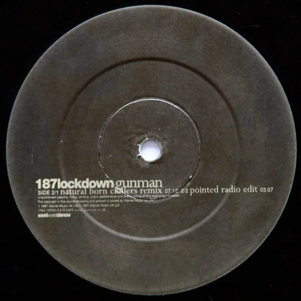 Album cover for Gunman by 187 Lockdown