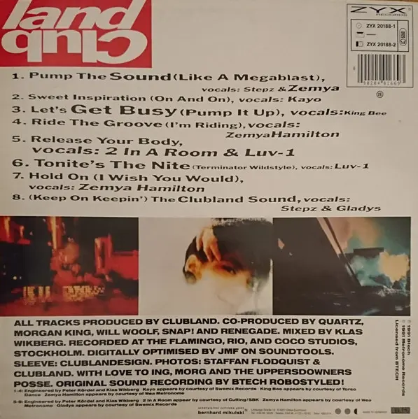 Album cover for Themes From Outer Clubland (Keep It Pumping) by Clubland