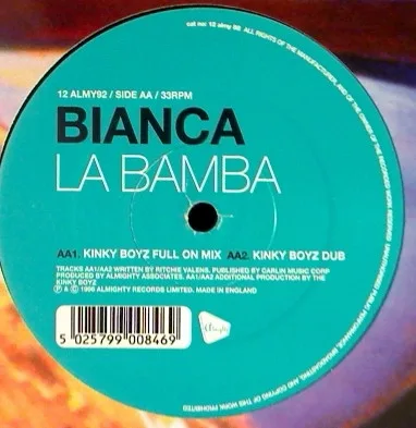 Album cover for La Bamba by Bianca (6)