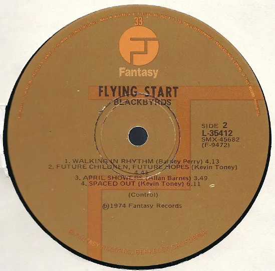 Album cover for Flying Start by Blackbyrds, The