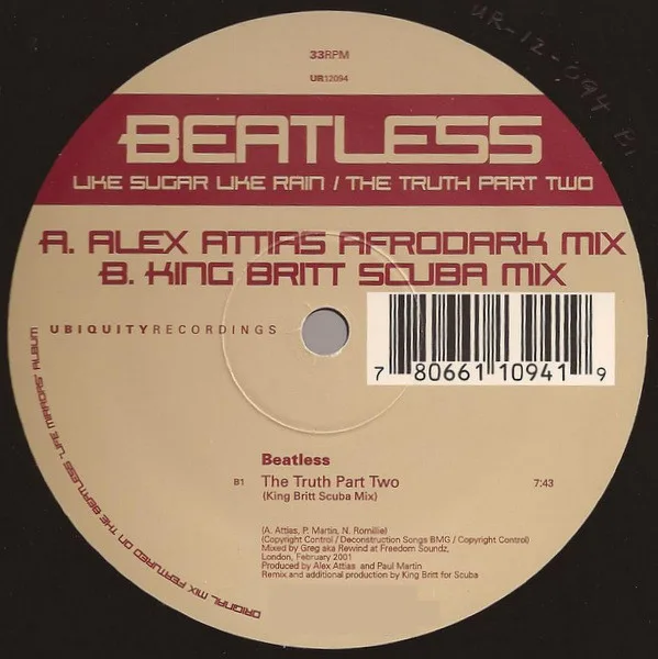 Album cover for Like Sugar Like Rain / The Truth Part Two by Beatless