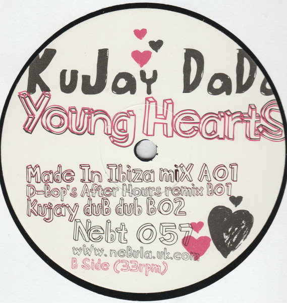 Kujay Dada - Young Hearts, Electronic, House, 2003 - Nebula, UK, Vinyl 1x 12"