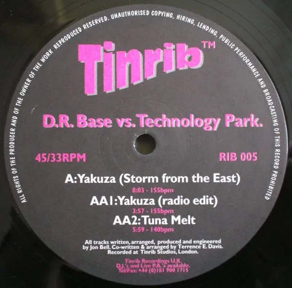 Album cover for Yakuza / Tuna Melt by D.R. Base vs. Technology Park