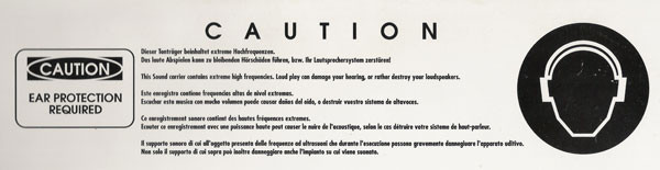 Experiment K - Psycho Terror Part 1, Electronic, Techno, 1999 - Acalwan, Germany, Vinyl 1x 12", 45 RPM, White Label