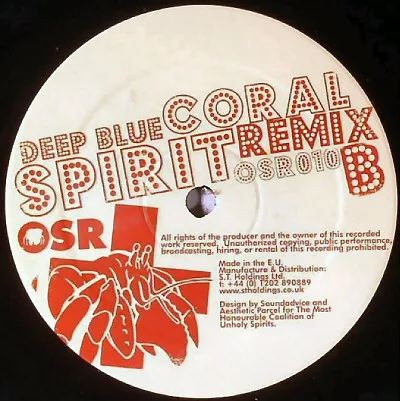 Album cover for Soho Code (Version X) / Coral (Spirit Remix) by Deep Blue