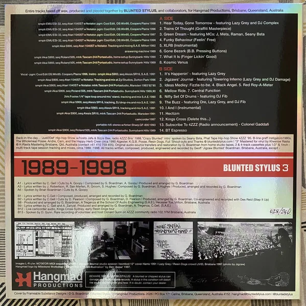 Album cover for Blunted Stylus 3 by Blunted Stylus