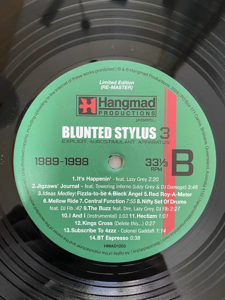 Album cover for Blunted Stylus 3 by Blunted Stylus