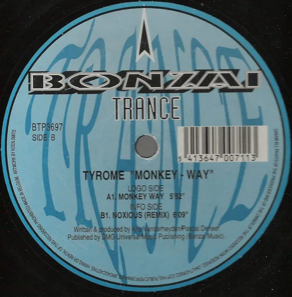 Album cover for Monkey - Way by Tyrome