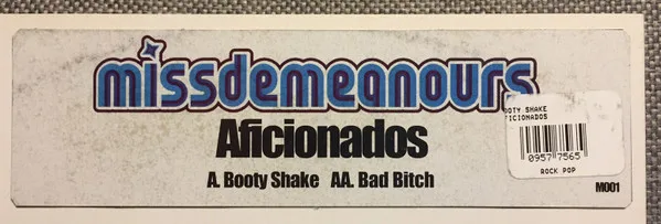 Album cover for Booty Shake / Bad Bitch by Aficionados