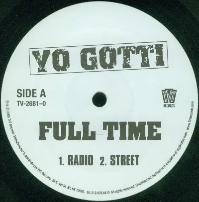 Album cover for Full Time by Yo Gotti