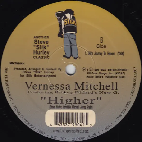Vernessa Mitchell Featuring Ricky Dillard's New Generation Chorale - Higher, Electronic, Garage House, 1999 - Silk Entertainm