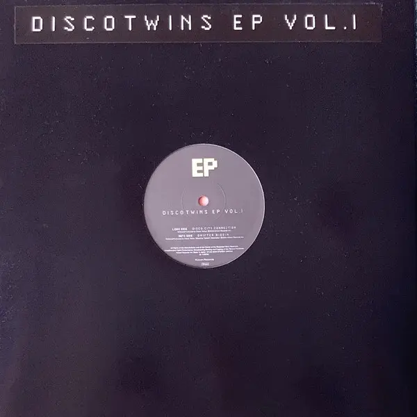 Disco Twins (2) - Disco Twins EP Vol. 1, Electronic, Disco, Techno, 2003 - Ki/oon, Japan, Vinyl 1x 12", 33 ⅓ RPM, EP