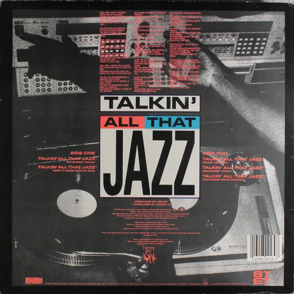 Album cover for Talkin' All That Jazz by Stetsasonic