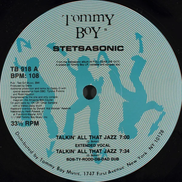 Album cover for Talkin' All That Jazz by Stetsasonic