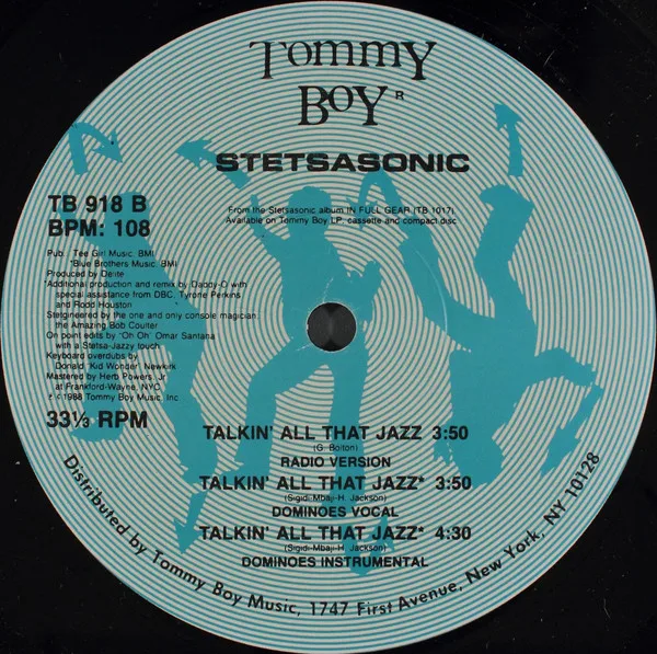 Album cover for Talkin' All That Jazz by Stetsasonic
