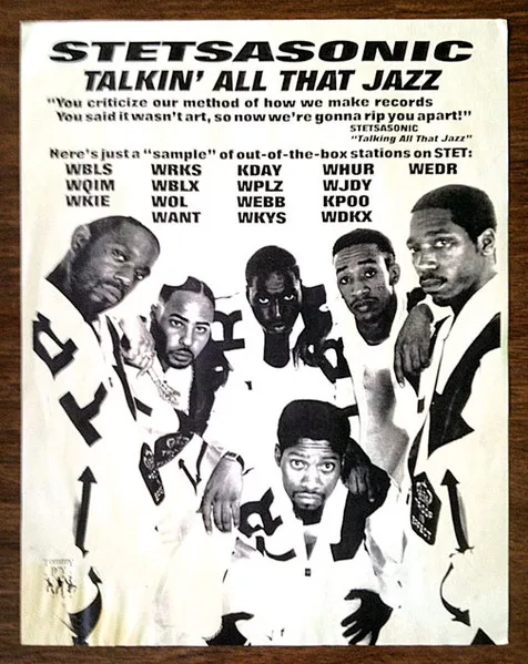Album cover for Talkin' All That Jazz by Stetsasonic