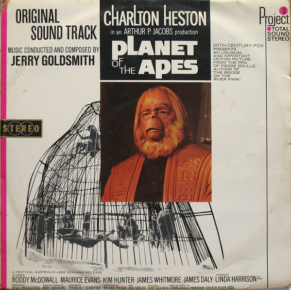 Jerry Goldsmith - Planet Of The Apes (Original Motion Picture Soundtrack), Electronic, Stage & Screen, Modern Classical, Scor