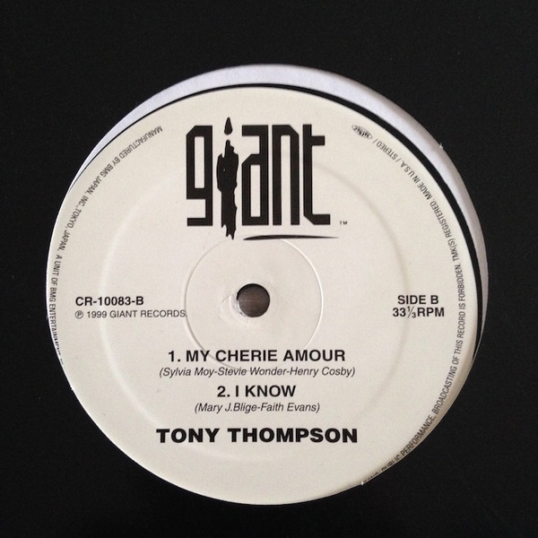 Tony Thompson (4) - I Wanna Love Like That, Hip Hop, RnB/Swing, 1999 - Giant Records, Japan, Vinyl 1x 12", 33 ⅓ RPM, Maxi-Sin