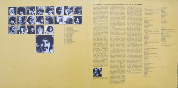 Mothers, The - The Grand Wazoo, Rock, Avantgarde, Jazz-Rock, Prog Rock, 1973 - Bizarre Records, Reprise Records, Australia, V