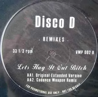 Album cover for Lets Hug It Out Bitch (Remixes) by Disco D