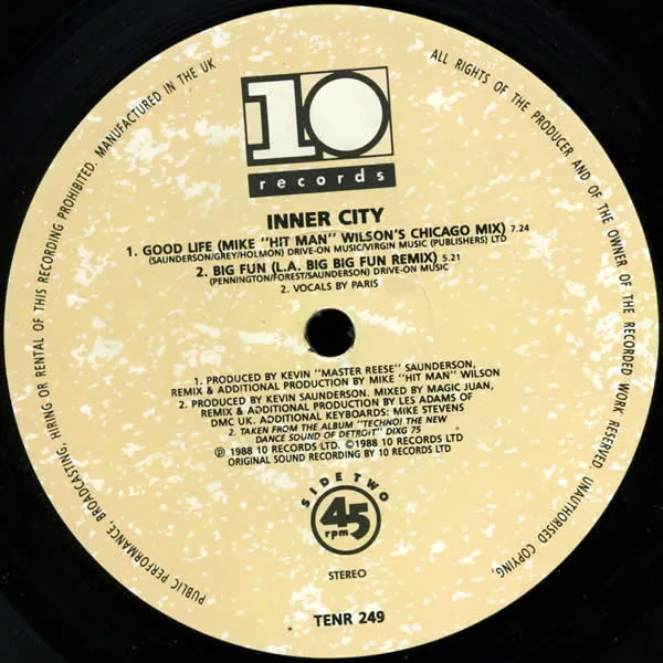 Album cover for Good Life (Chicago Mixes) by Inner City