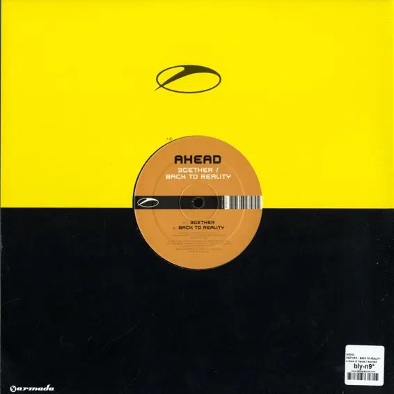 Ahead (2) - 3Gether / Back To Reality, Electronic, Trance, 2006 - A State Of Trance, Netherlands, Vinyl 1x 12"