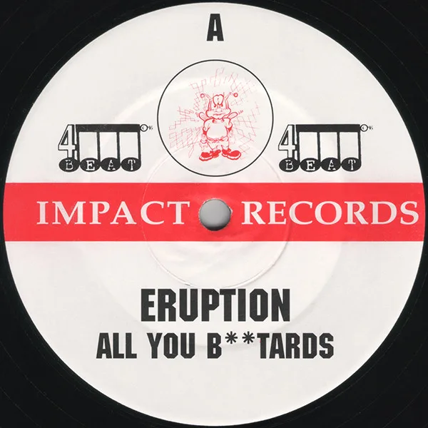 Album cover for All You B**tards / Don't Stop by Eruption