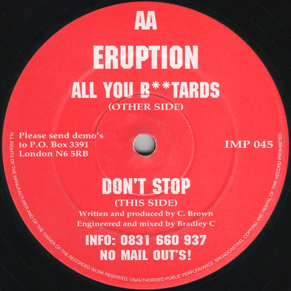 All You B**tards / Don't Stop