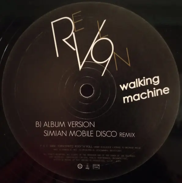 Revl9n - Walking Machine, Electronic, Electro, 2006 - Because Music, France, Vinyl 1x 12", Single