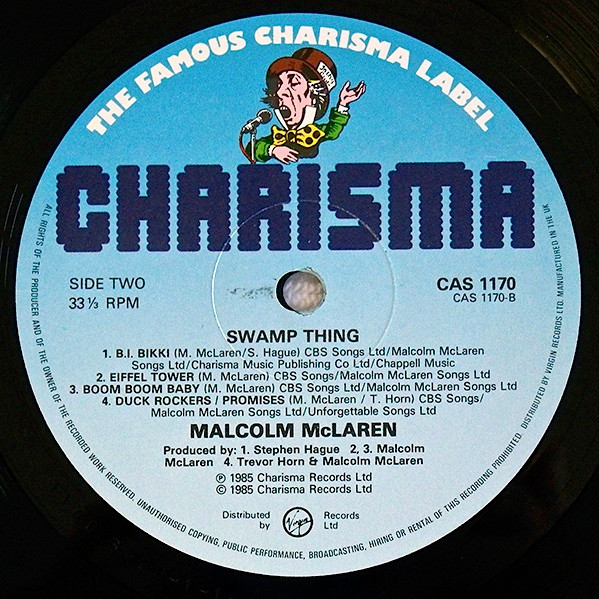 Malcolm McLaren - Swamp Thing, Electronic, Folk, World, & Country, Funk / Soul, Hip Hop, Rock, African, Art Rock, Experimenta