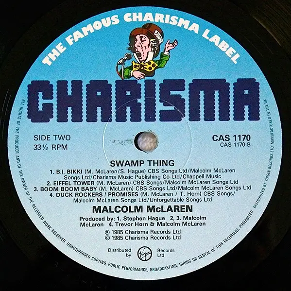 Malcolm McLaren - Swamp Thing, Electronic, Folk, World, & Country, Funk / Soul, Hip Hop, Rock, African, Art Rock, Experimenta