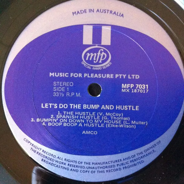 Album cover for Bump And Hustle by Disco Construction (2)